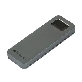 Externý disk SSD Verbatim USB 3.0 (3.2 Gen 1), 512GB, Executive Fingerprint Secure, 53656, šifrovaný(256-bit AES) s čítačkou odtla